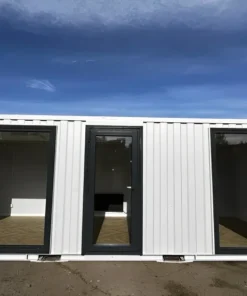 Oficina de Obra / Suite de Marketing de 24 x 9 Pies – Oficina de Ventas Portátil o Cabina de Obra