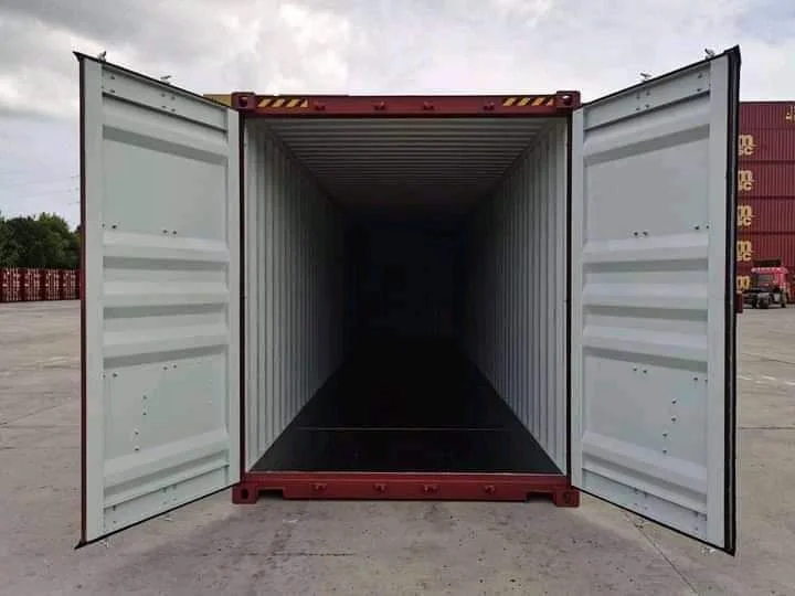 Contenedor marítimo seco de 40 pies x 8 pies usado, apto para carga - Imagen 2