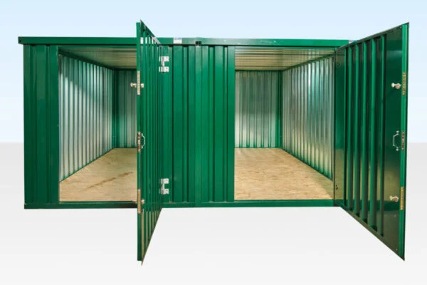 Paquete de contenedores desmontables conectados lateralmente de 3 m x 4,2 m (con recubrimiento en polvo) - Imagen 3
