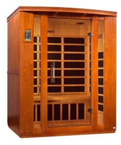 Sauna de infrarrojos lejanos Dynamic “Bellagio” para 3 personas, EMF bajo (DYN-6306-02)