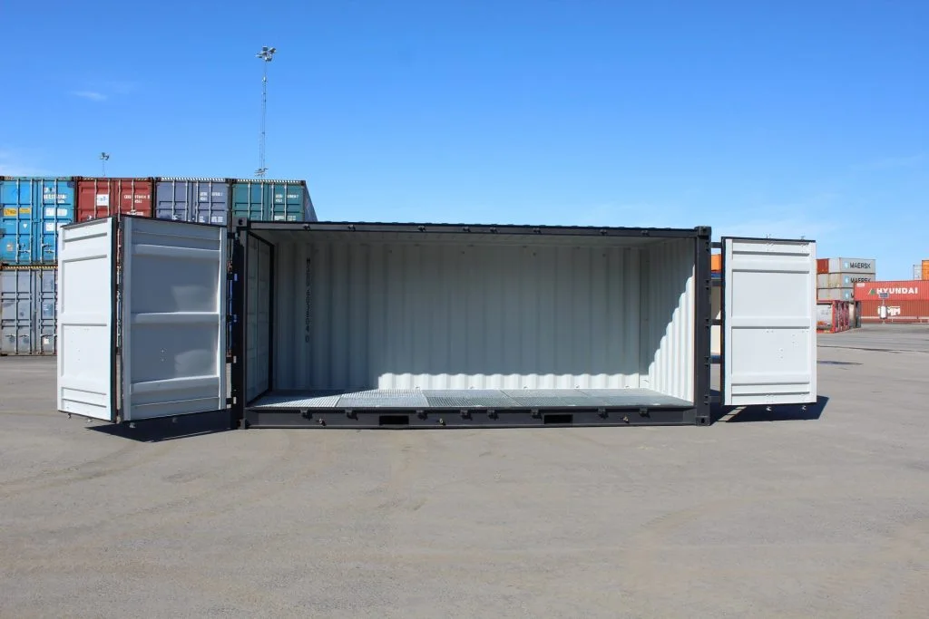 Contenedor High Cube de 20 pies – Contenedor para residuos peligrosos, apertura lateral (9 pies 6′ de alto) - Imagen 2