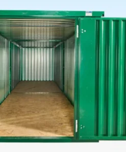 Paquete de contenedores desmontables conectados por extremos de 6 m x 2,1 m (con recubrimiento en polvo)