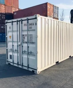 Contenedor marítimo de 20 pies (un solo viaje) Blanco (RAL 9003)