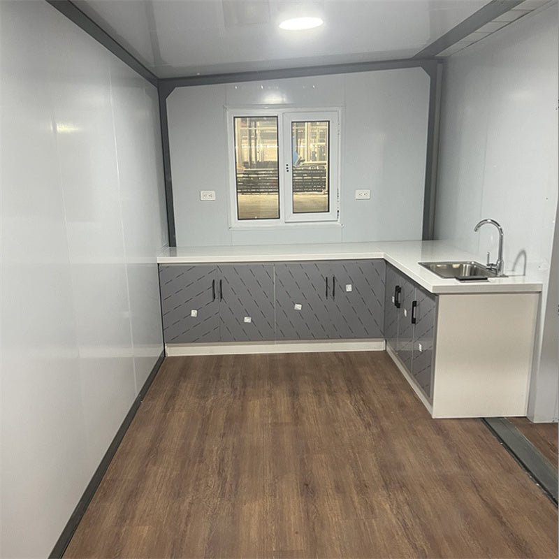 Arctic Haven – Estudio de contenedor ampliable de 40′ | Espacio de oficina portátil fuera de la red - Imagen 4