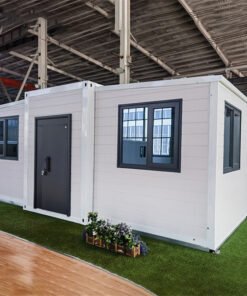 Arctic Haven – Estudio de contenedor ampliable de 40′ | Espacio de oficina portátil fuera de la red