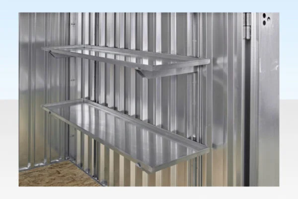 Contenedor de almacenamiento desmontable de 3 m x 2,1 m – Galvanizado - Imagen 3