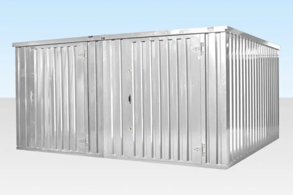 Contenedores desmontables conectados lateralmente de 4 m x 4,2 m (galvanizados) – Usos ideales - Imagen 3