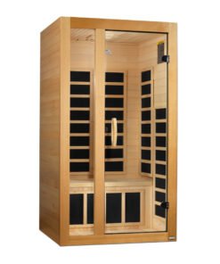 Sauna de infrarrojos LEJANOS Dynamic “Gracia” para 1-2 personas, EMF bajo (DYN-6119-01)