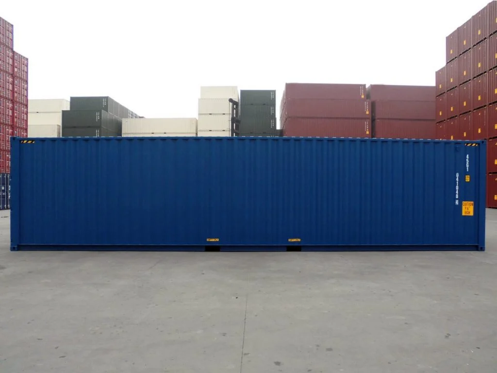 Contenedor High Cube de 40 pies – Un solo viaje (9 pies 6 pulgadas de alto) - Imagen 2