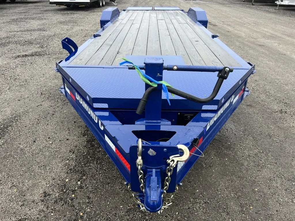 Remolque de equipos Diamond C 2022 de 7 × 24 pies, 20K, perfil bajo, con rampas Max - Imagen 2