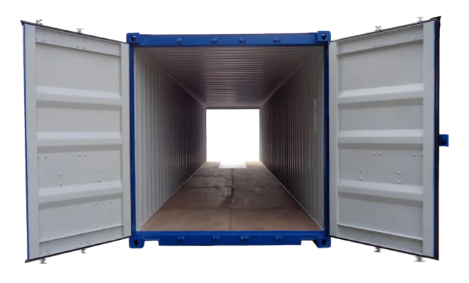 Contenedor túnel de 40 pies x 8 pies, One Trip, con doble puerta en los extremos - Imagen 4