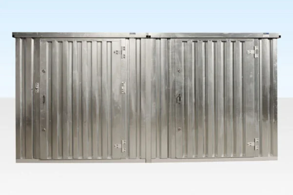 Paquete de contenedores desmontables conectados lateralmente de 3 m x 4,2 m (galvanizados) - Imagen 4