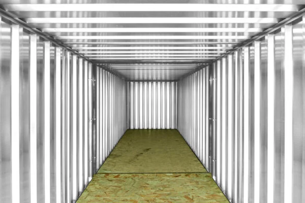 Paquete de contenedores desmontables conectados por extremos de 6 m x 2,1 m (galvanizados) - Imagen 3