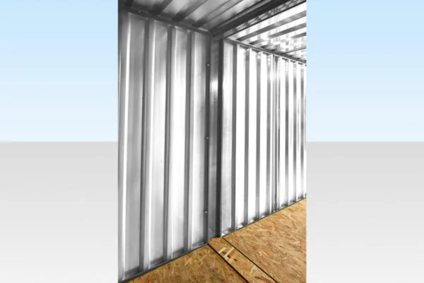 Paquete de contenedores desmontables conectados por extremos de 6 m x 2,1 m (galvanizados) - Imagen 4