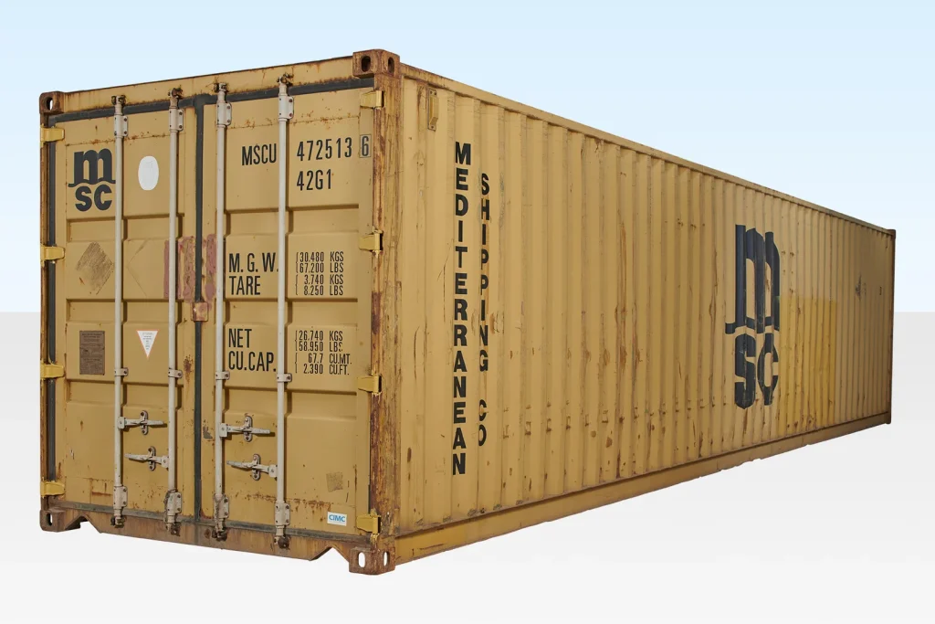 Contenedor marítimo usado de 30 x 8 pies para almacenamiento
