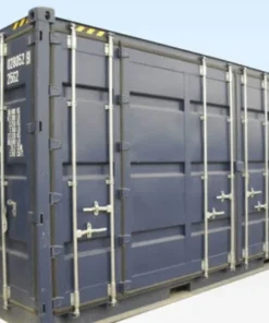 Contenedor High Cube de 20 pies (9′ 6″ de alto) apto para almacenamiento de IBC
