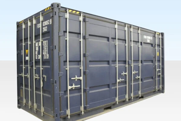 Contenedor High Cube de 20 pies (9′ 6″ de alto) apto para almacenamiento de IBC