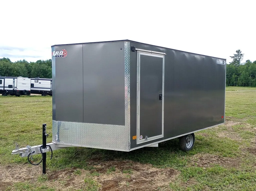 Remolque híbrido Sno Pro 2022 de aluminio de 10 × 12 pies, Hybrid 2.0, con rampa, alfombrillas y guías - Imagen 18