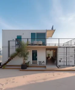 Casa Modular Prefabricada Habitable de Contenedor Marítimo de 40 Pies