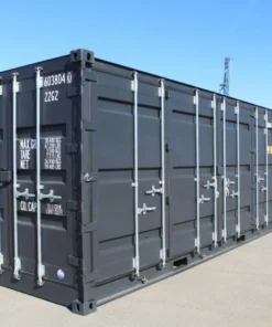Contenedor High Cube de 20 pies – Contenedor para residuos peligrosos, apertura lateral (9 pies 6′ de alto)