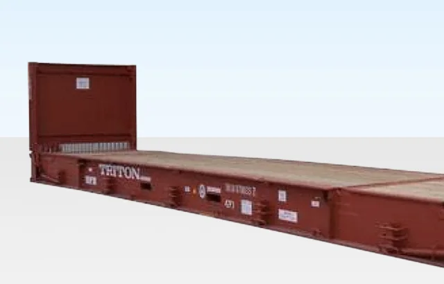 Contenedor Flat Rack nuevo y usado de 40 x 8 pies