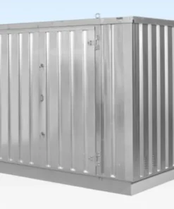 Contenedor de almacenamiento desmontable de 4 m x 2,1 m – Galvanizado