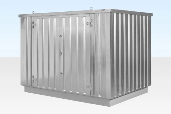 Contenedor de almacenamiento desmontable de 4 m x 2,1 m – Galvanizado