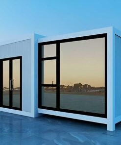 Casa prefabricada de 40 pies con diseño de lujo, 3 dormitorios, sala de estar, baño y cocina, casa móvil plegable de fácil instalación y traslado