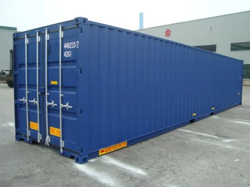 Contenedor High Cube de 40 pies (9′ 6″ de alto) con doble puerta (DD)
