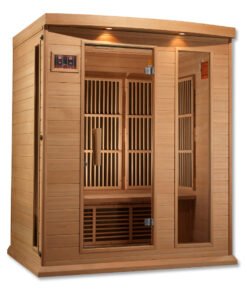 Sauna de infrarrojos lejanos Maxxus para 3 personas, bajo EMF (MX-K306-01)