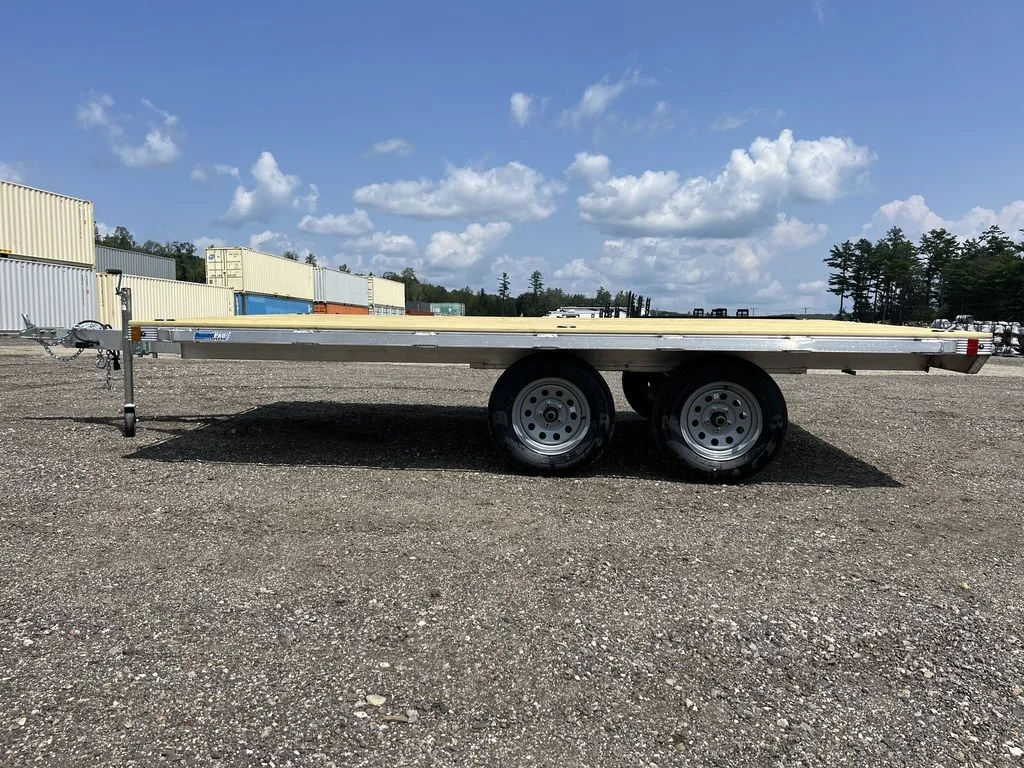 Remolque de equipos Cargo Pro de aluminio de 10 × 14 pies, tipo Deckover, con argollas en D - Imagen 10