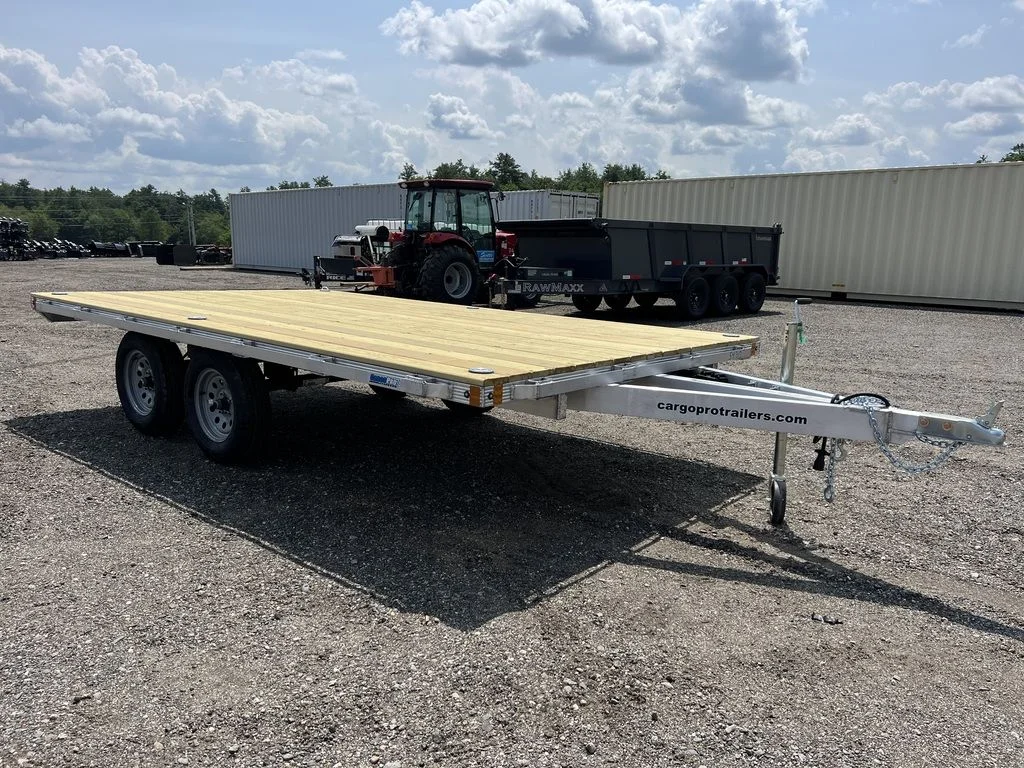 Remolque de equipos Cargo Pro de aluminio de 10 × 14 pies, tipo Deckover, con argollas en D - Imagen 7