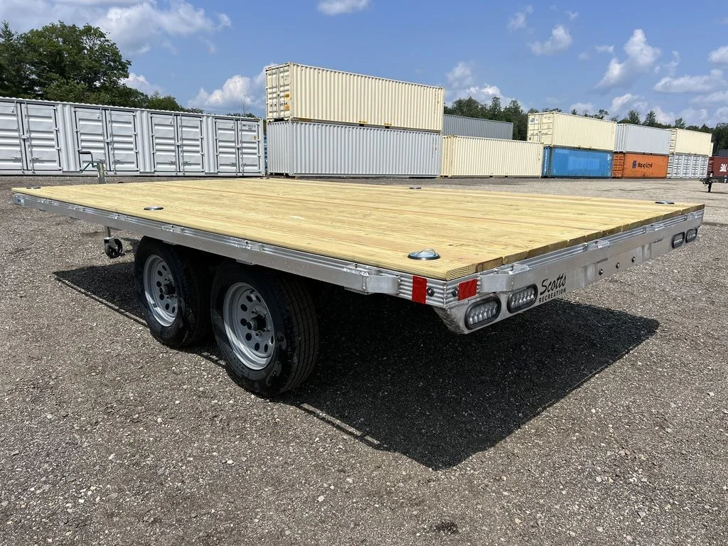 Remolque de equipos Cargo Pro de aluminio de 10 × 14 pies, tipo Deckover, con argollas en D - Imagen 9