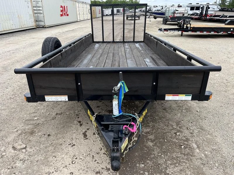 Remolque Big Tex 2021 de 6,5 × 16 pies, 6K Utility, con rampa y neumático de repuesto - Imagen 9