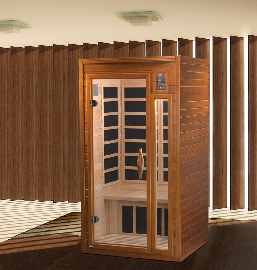 Sauna de infrarrojos lejanos Dynamic “Barcelona Elite” para 1-2 personas, EMF ultrabajo (DYN-6106-01 Elite) - Imagen 8
