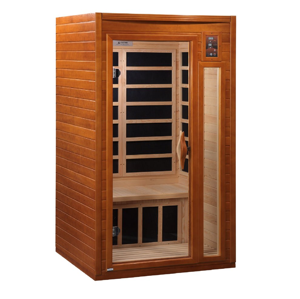 Sauna de infrarrojos lejanos Dynamic “Barcelona Elite” para 1-2 personas, EMF ultrabajo (DYN-6106-01 Elite)