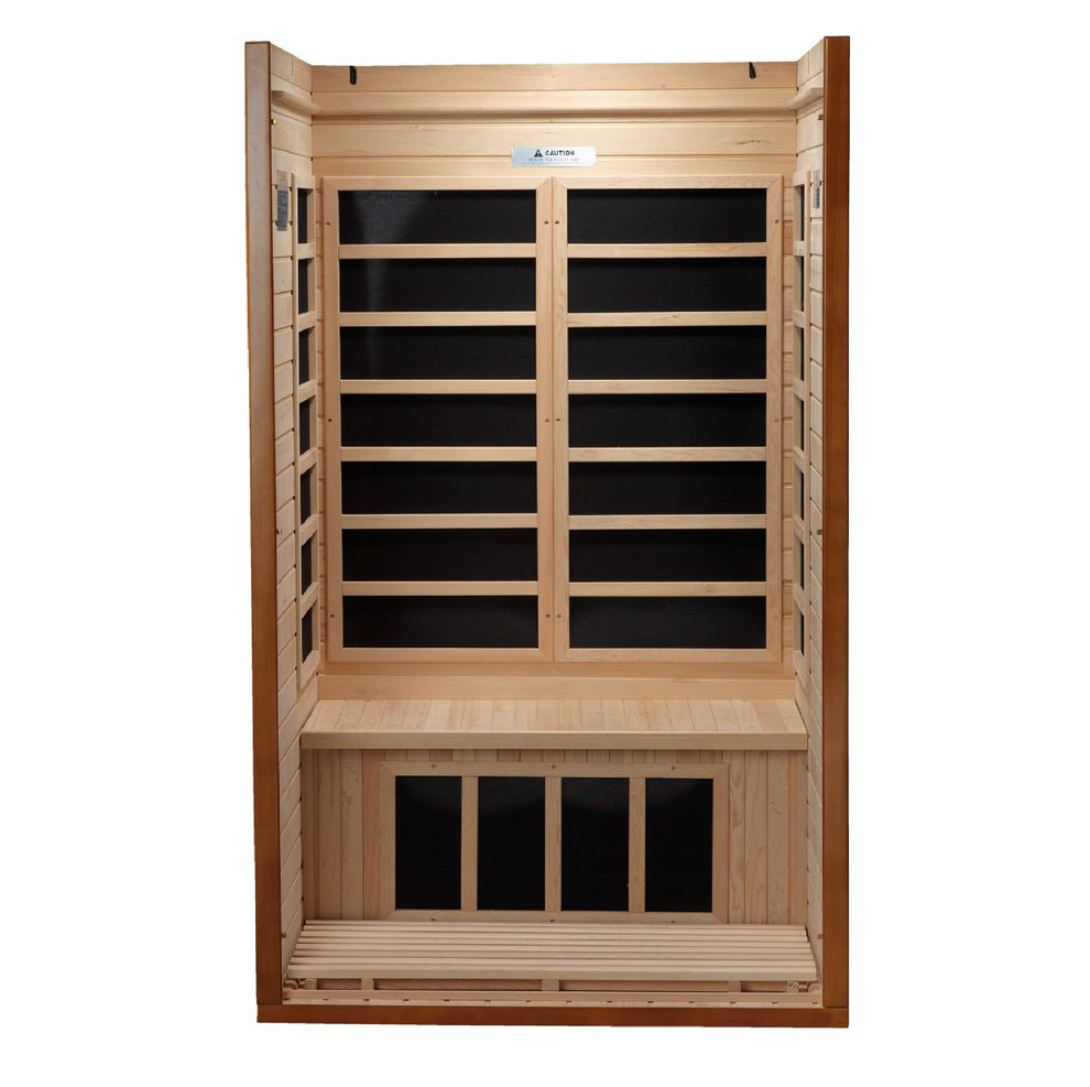 Sauna de infrarrojos lejanos Dynamic “Barcelona Elite” para 1-2 personas, EMF ultrabajo (DYN-6106-01 Elite) - Imagen 4