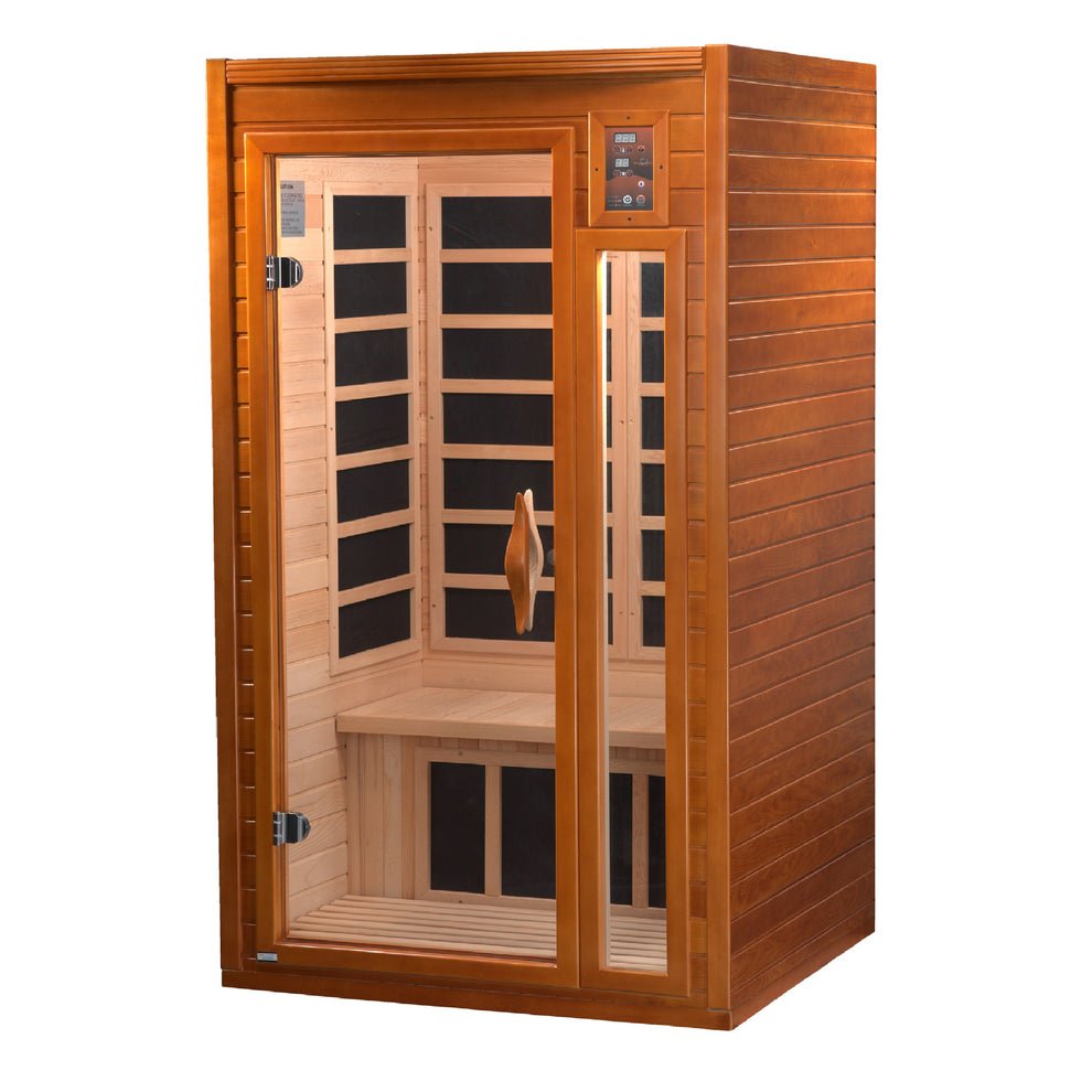 Sauna de infrarrojos lejanos Dynamic “Barcelona Elite” para 1-2 personas, EMF ultrabajo (DYN-6106-01 Elite) - Imagen 3