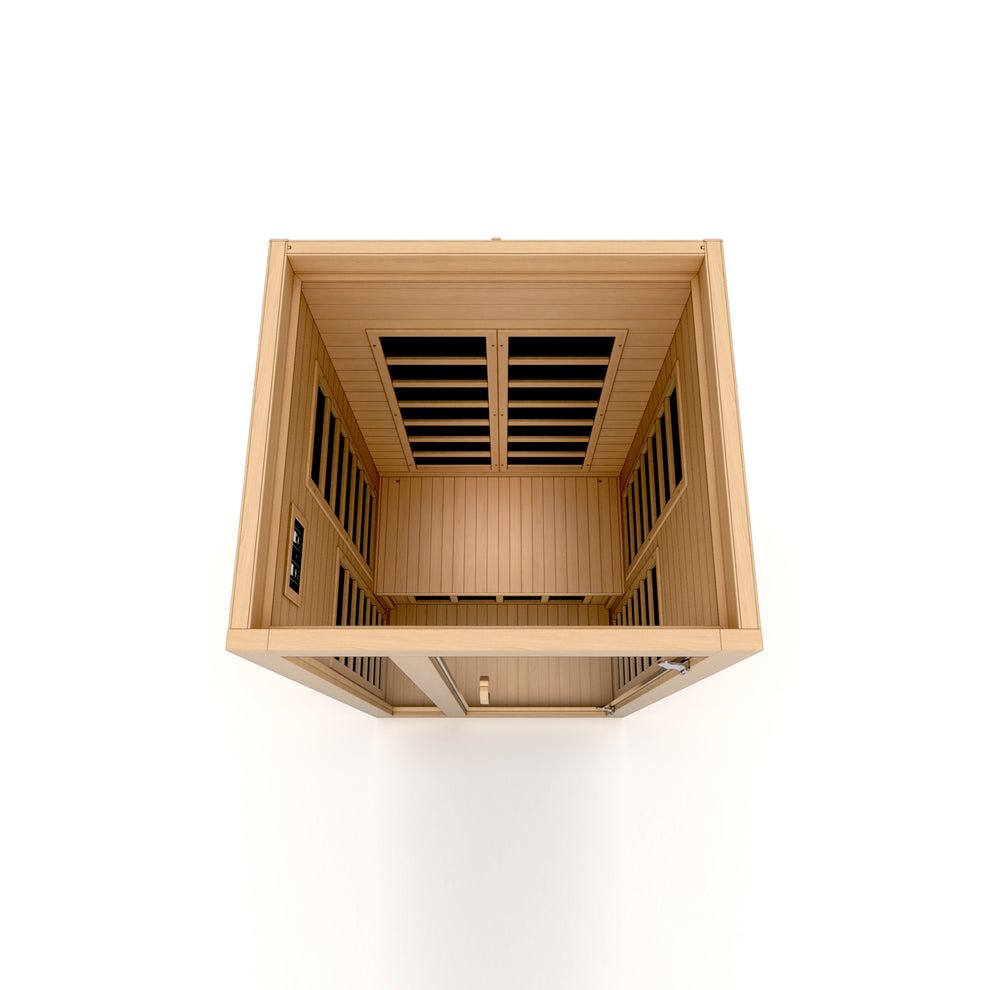 Sauna de infrarrojos LEJANOS Dynamic “Gracia” para 1-2 personas, EMF bajo (DYN-6119-01) - Imagen 5