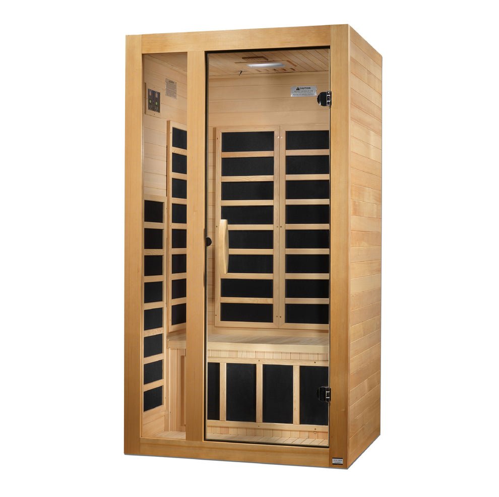 Sauna de infrarrojos LEJANOS Dynamic “Gracia” para 1-2 personas, EMF bajo (DYN-6119-01) - Imagen 3