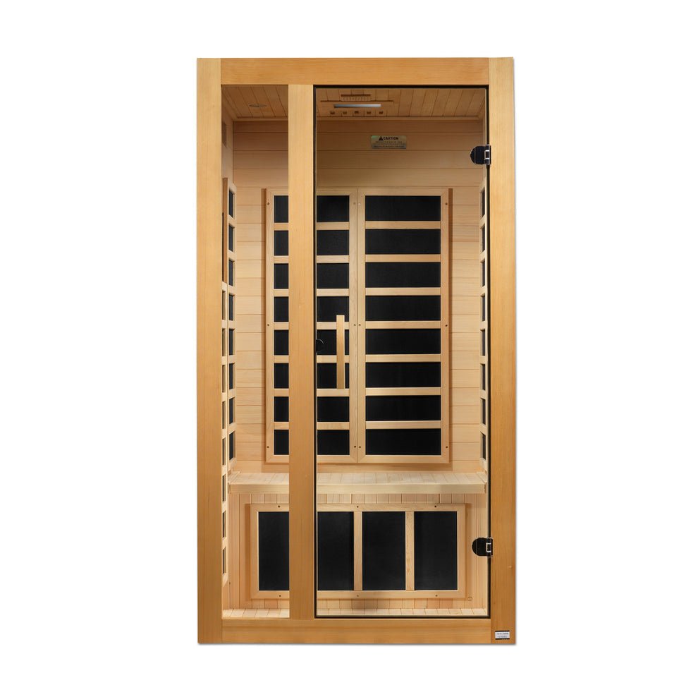 Sauna de infrarrojos LEJANOS Dynamic “Gracia” para 1-2 personas, EMF bajo (DYN-6119-01) - Imagen 2