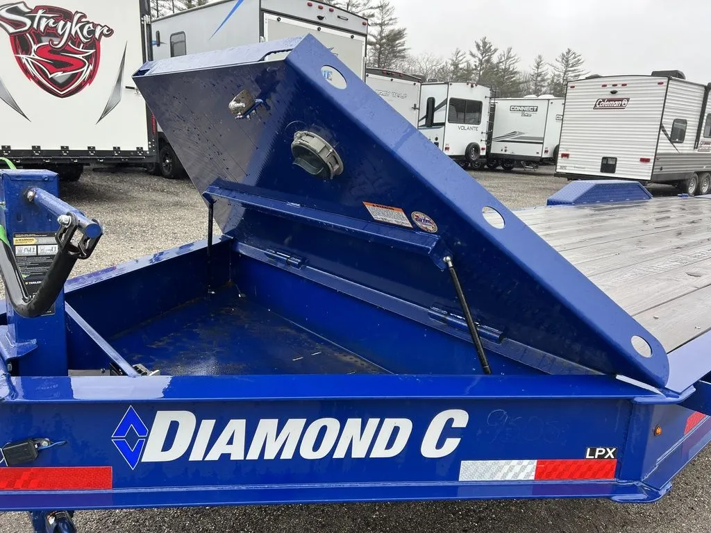 Remolque de equipos Diamond C 2022 de 7 × 24 pies, 20K, perfil bajo, con rampas Max - Imagen 7