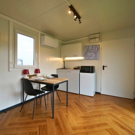 Apartamento de 8 x 3 metros, modelo Berlín, con cuarto de baño y cocina. - Imagen 10