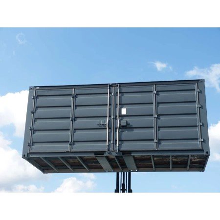Contenedor de almacenamiento de 20 pies con lateral abierto – Negro - Imagen 5