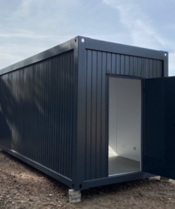 Contenedor de oficina 6,00 x 2,44 puerta lateral delantera